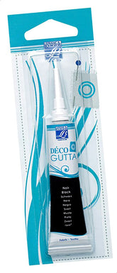 Lefranc & Bourgeois Deco Gutta Fabric Glue, Black- 20 Ml - Al Masam Stationery LLC